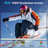 Z2 Screen Extender for Laptop | 15.6” FHD Triple Monitor, 360° Rotation & Portable Design